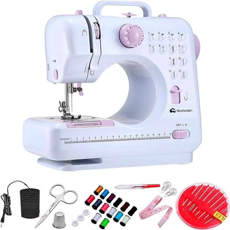 M&aacute;quina de Coser El&eacute;ctrica Mini Bluelander image number null