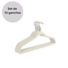 Set de 10 ganchos de terciopelo
