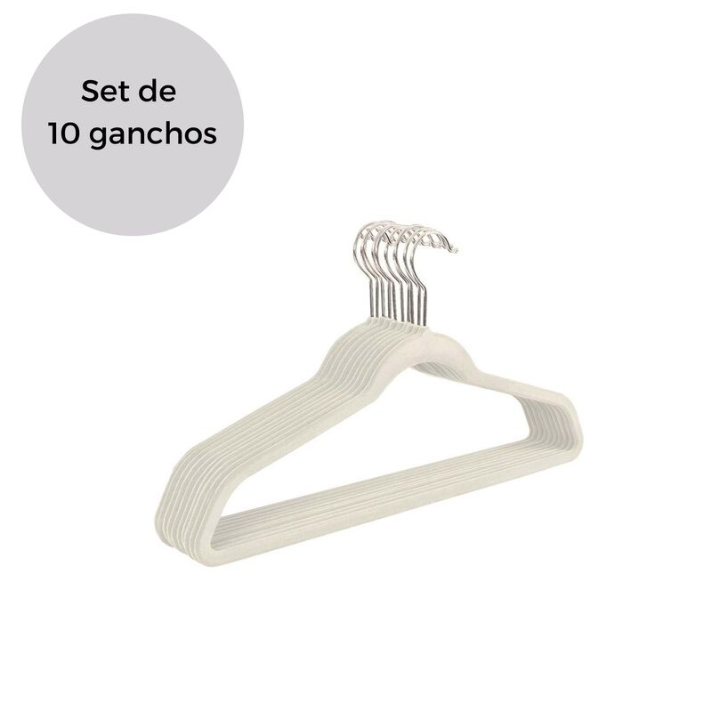 Set de 10 ganchos de terciopelo image number null