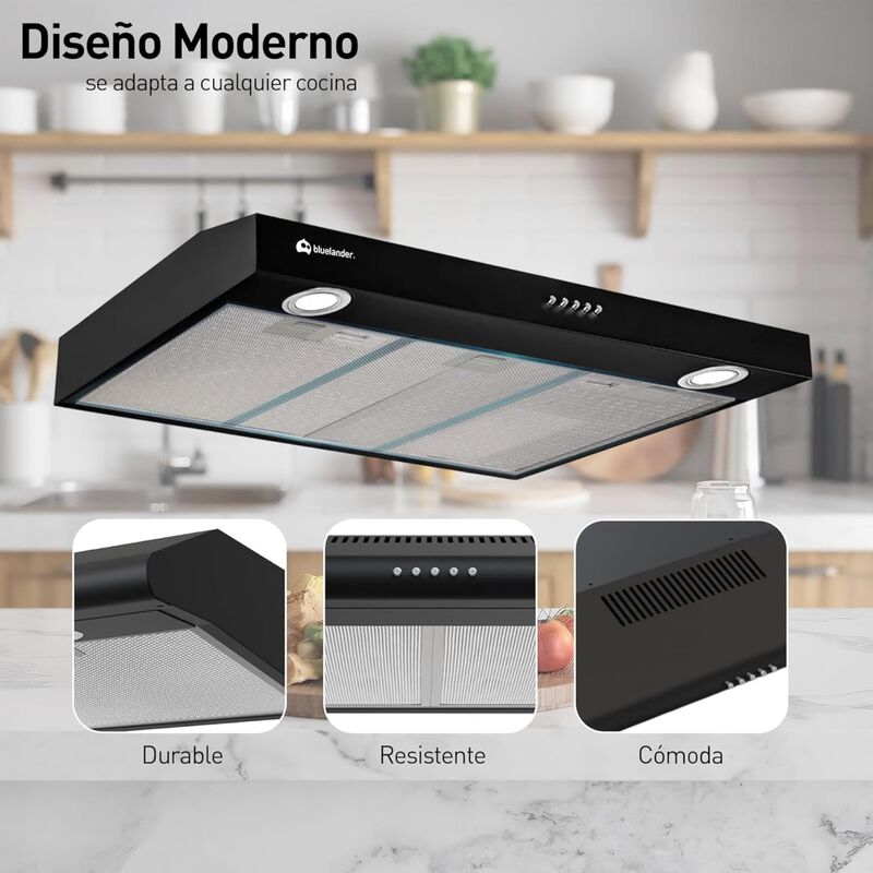 Campana Extractora  de Cocina 90 cm con Salida ... image number null