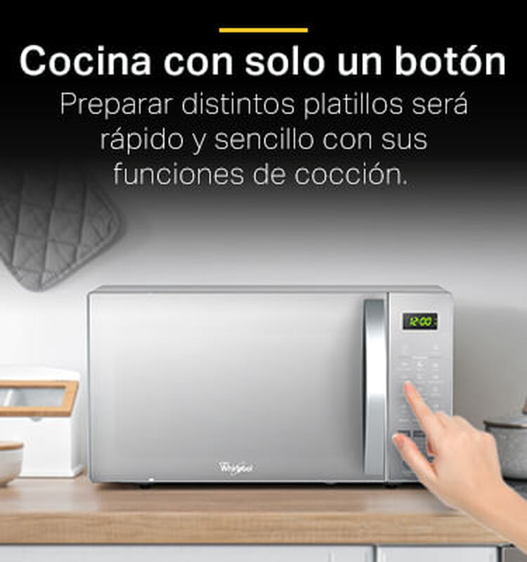Horno De Microondas Whirlpool 1.4 Pies Gris image number null