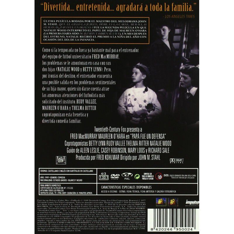 Pap&aacute; fue un defensa [DVD] image number null