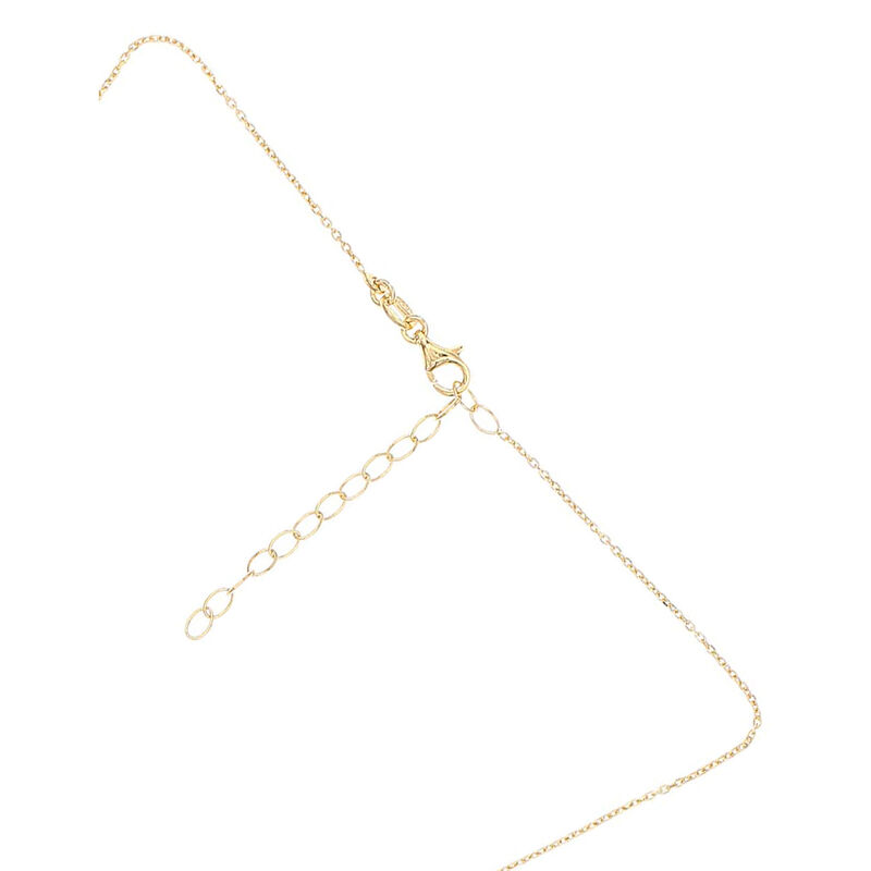 Gargantilla De Cruz Con Cadena De Plata Dorada ... image number null