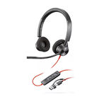 Diadema Hp Poly 8x220aa Blackwire 3320 Con Certificacion De Microsoft Teams + Adaptador Usb-C/A