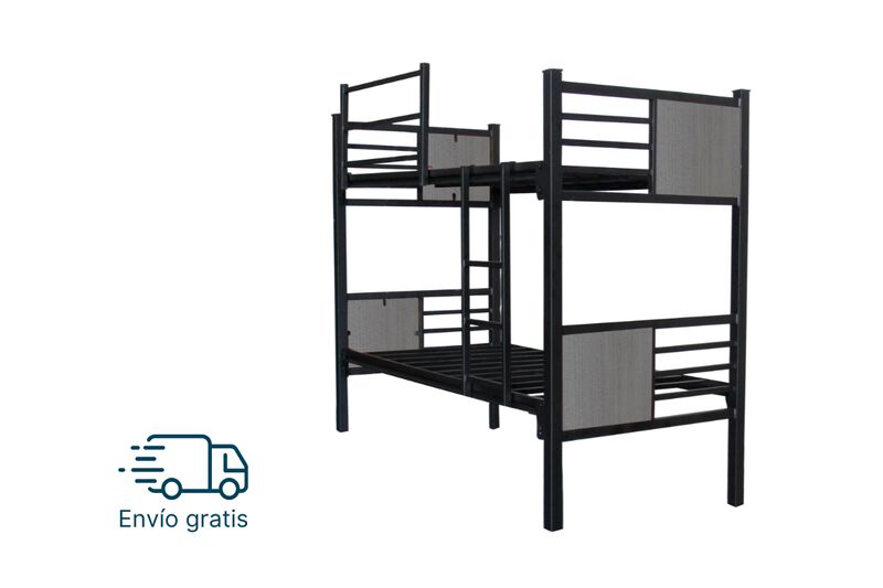 Litera Individual Corso Color Negro Ceniza Base... image number null