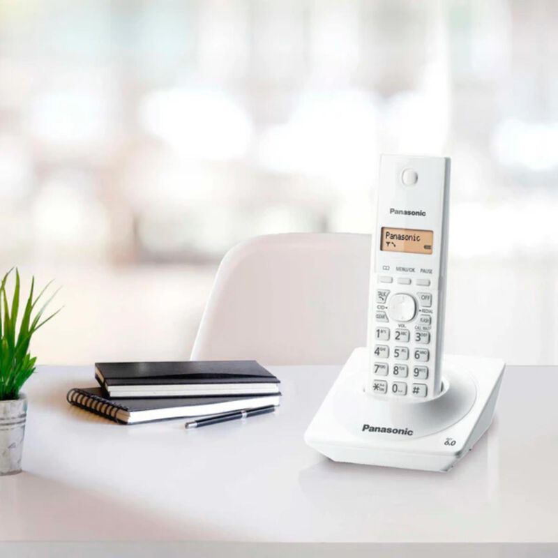Tel&eacute;fono Inal&aacute;mbrico Panasonic Blanco Kx-tg1711... image number null