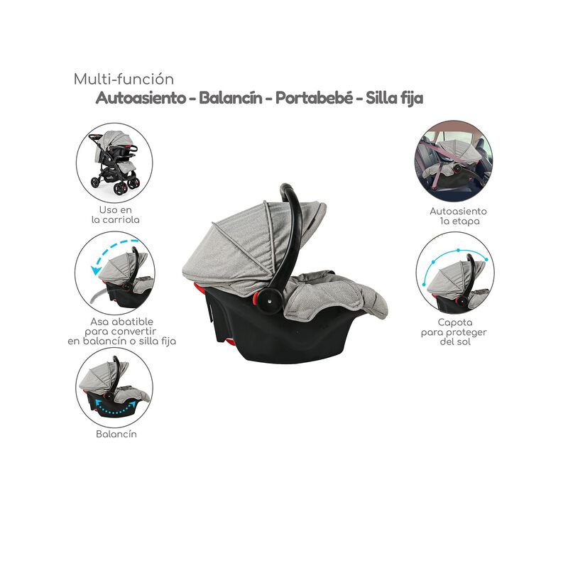 Travel System Elite D'bebe &mdash; Plegable Con Una M... image number null