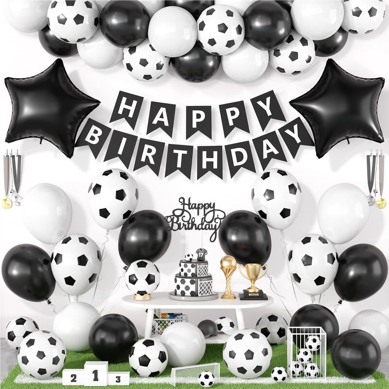 Kit De Decoraci&oacute;n Para Cumplea&ntilde;os De F&uacute;tbol Dag... image number null