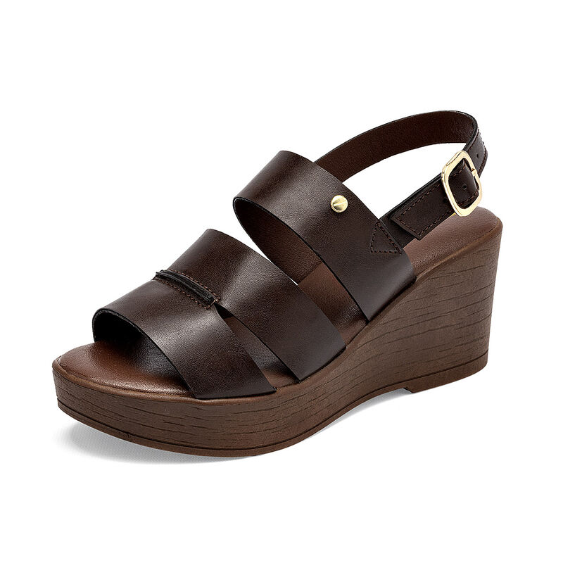 Tristanni shoes sandalia cu&ntilde;a para mujer caf&eacute; c... image number null
