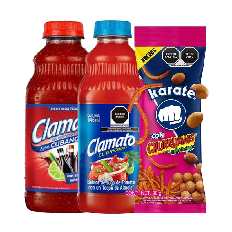 Clamato Cubano 946 Ml + Clamato 946 Ml + Cacahu... image number null