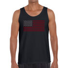 Tank Top Word Art Para Hombre - Proud To Be An American - Negro