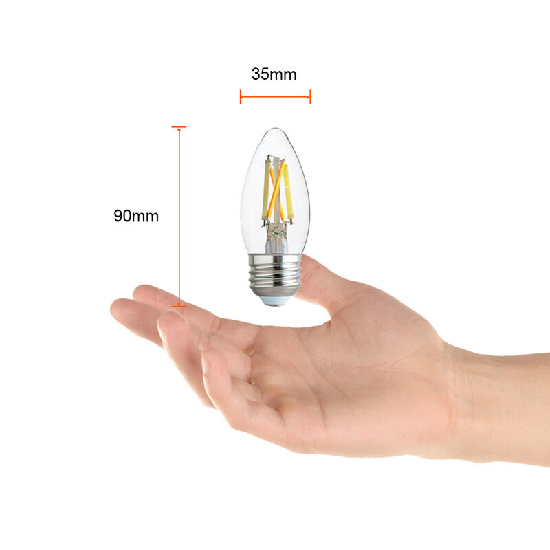 Foco Vela LED Inteligente Filamento B11 WiFi 5.... image number null