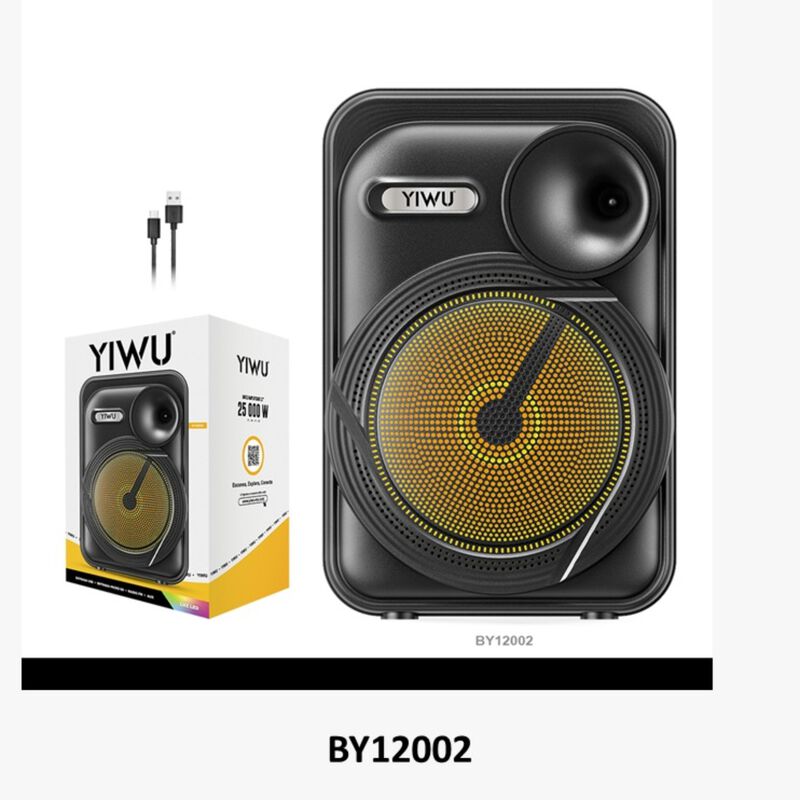 Bafle recargable fussion yiwu by12002 12" C/mic... image number null