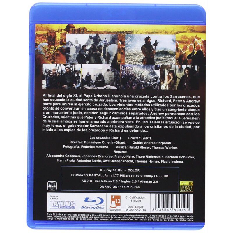 Las Cruzadas (blu-ray) image number null