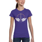 Camiseta Word Art Para Ni&ntilde;a - Cantantes Femininas de Country - Morado