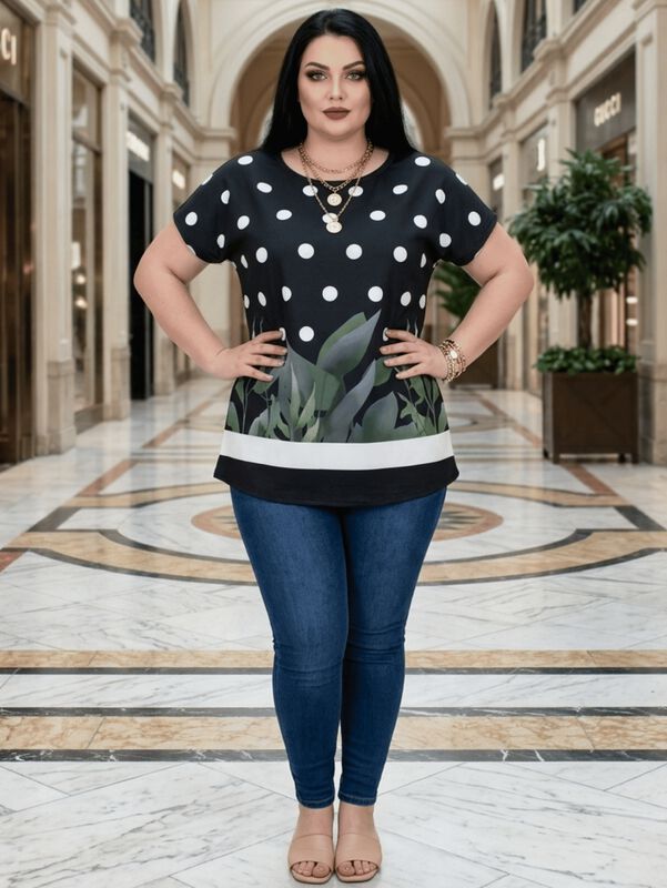 Blusa Casual Bluson Malabis Bl-1041 Negro image number null