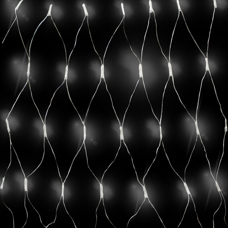 Serie tipo Red Luces LED Blanca 320 focos cable... image number null