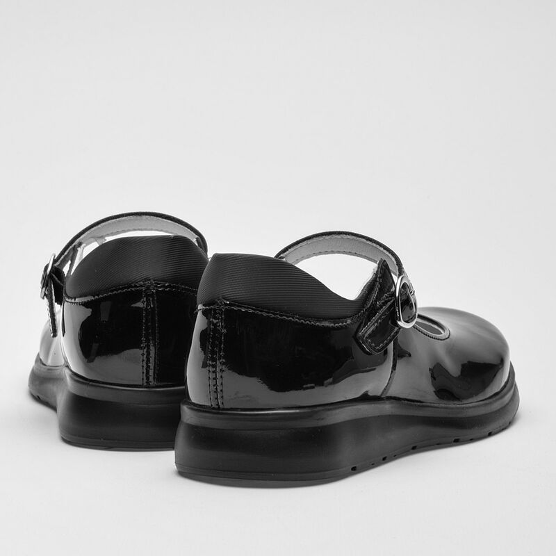 Yuyin Zapato Escolar Para Ni&ntilde;a Negro Charol Cod... image number null