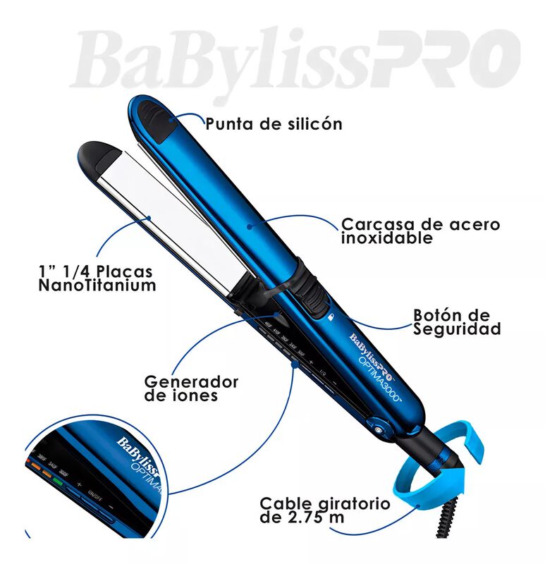 Optima3000 Nano Titanium 1 ¼ Blue Limited Bbcss... image number null
