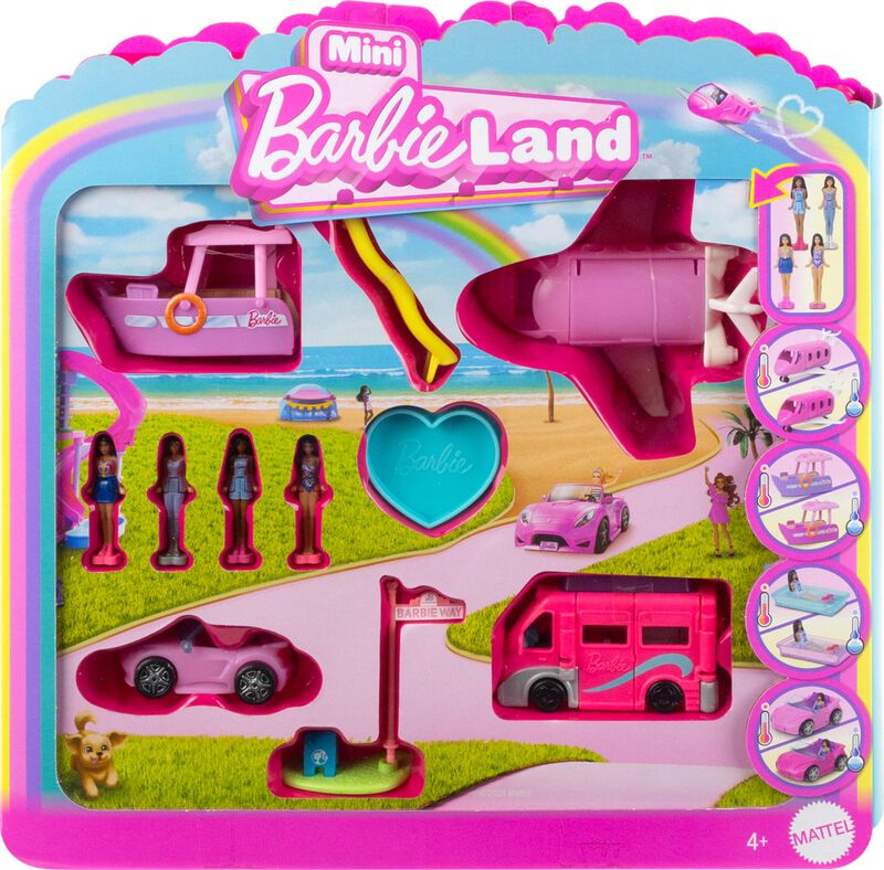 Set De Juguetes Barbie Mini Barbieland Con 4 Mi... image number null