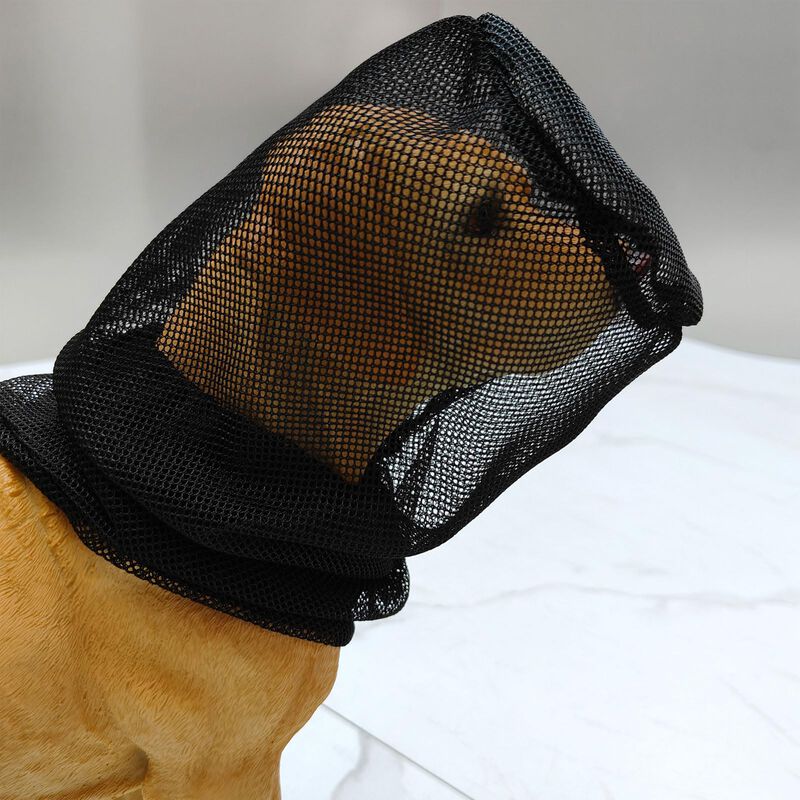 Bozal Para Perro Hikiwin S Negro De Malla Trans... image number null
