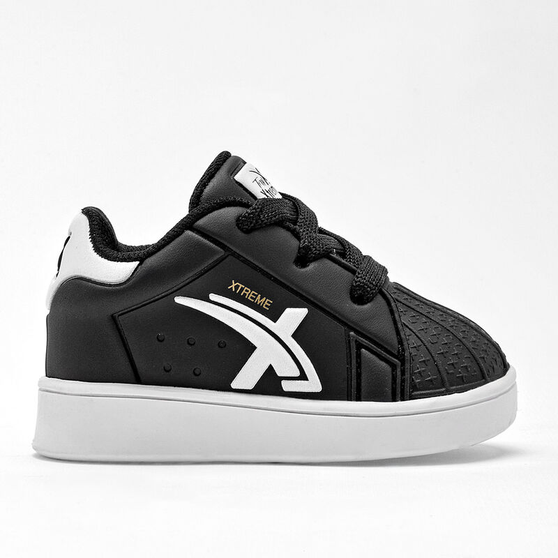 True Extreme Tenis Urbanos Para Beb&eacute; Negro Blan... image number null