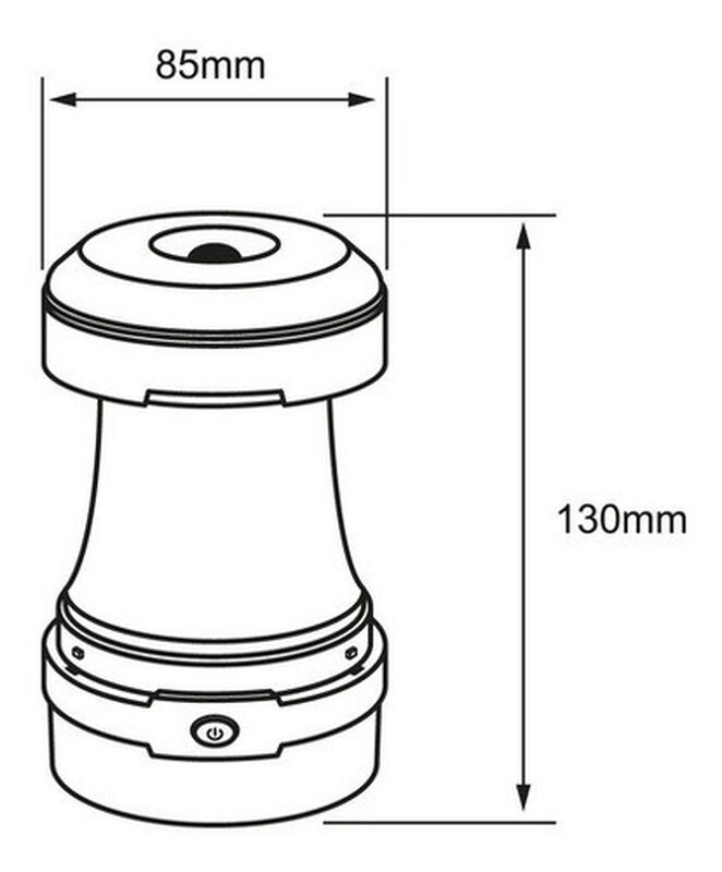 Lampara Solar Led Plegable 3w Bater&iacute;a Recargabl... image number null