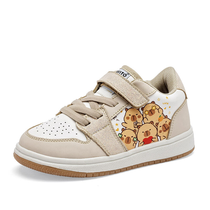 Vavito Tenis urbano para niña. Blanco beige, ag... image number null