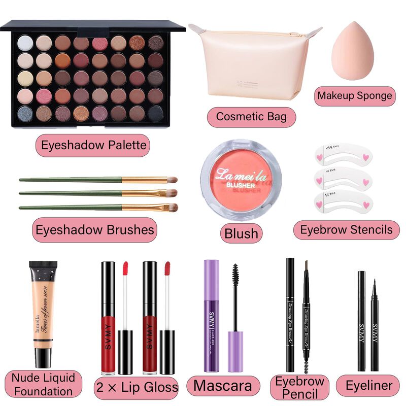 Set De Maquillaje Pwyshxdf 16 Piezas Kit De Reg... image number null