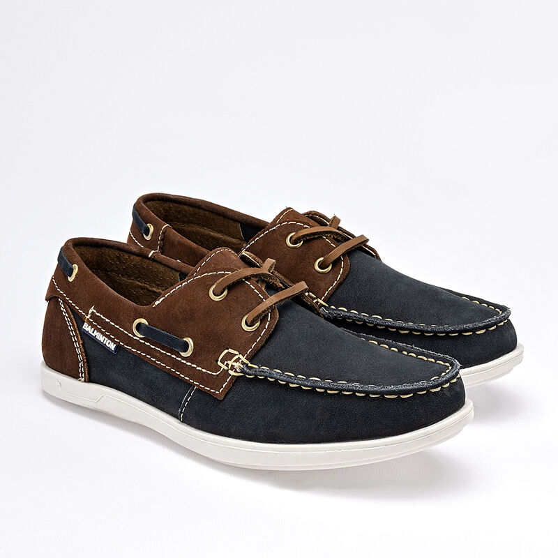Balminton club mocas&iacute;n para hombre marino caf&eacute; ... image number null