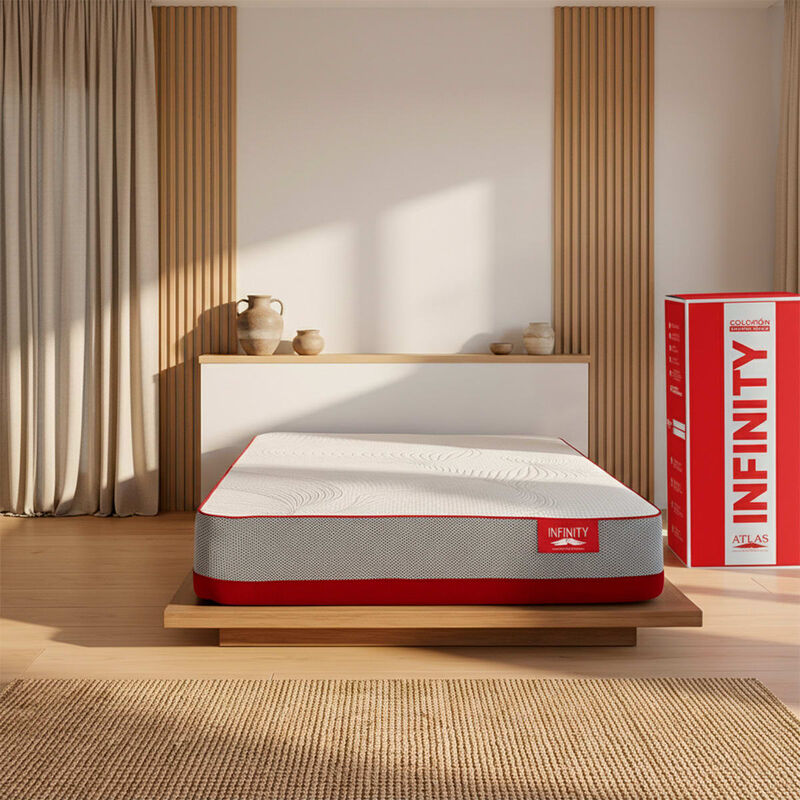 Colch&oacute;n King Size en Caja Atlas Infinity 20 cm ... image number null