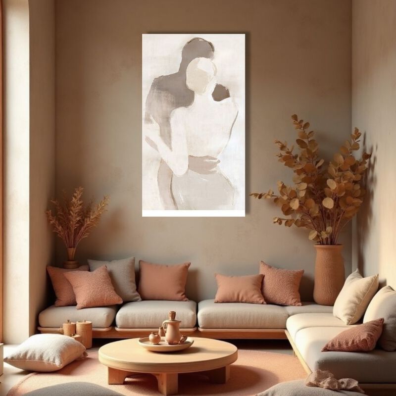 Cuadro Decorativo Impreso 60x80cm Fusi&oacute;n De Alm... image number null
