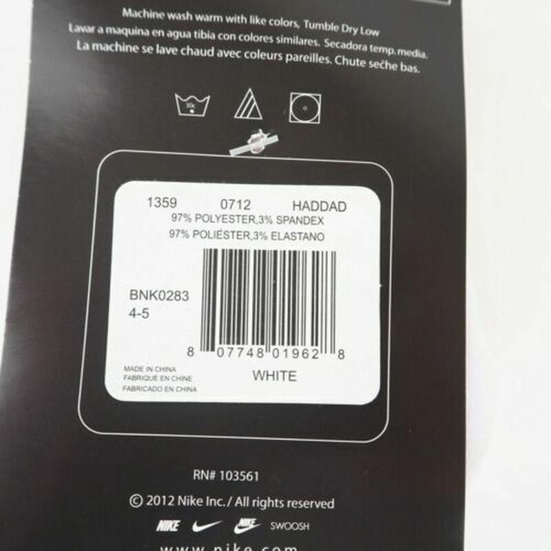 Nike Calcet&iacute;nes cortos, Color Blanco 4-5. paque... image number null