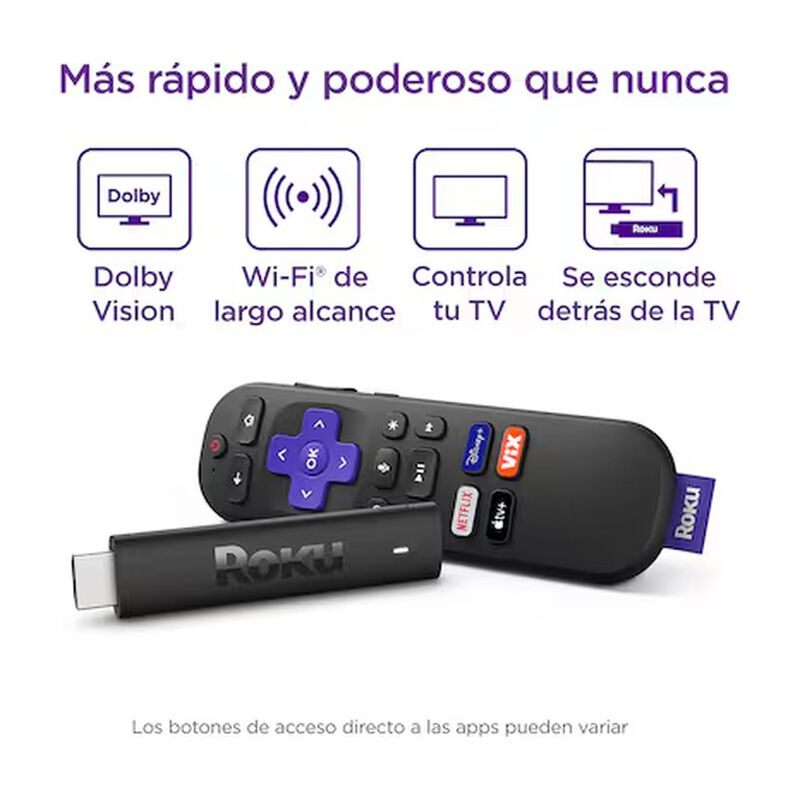 Streaming Stick Roku 4k 3820rw Negro image number null