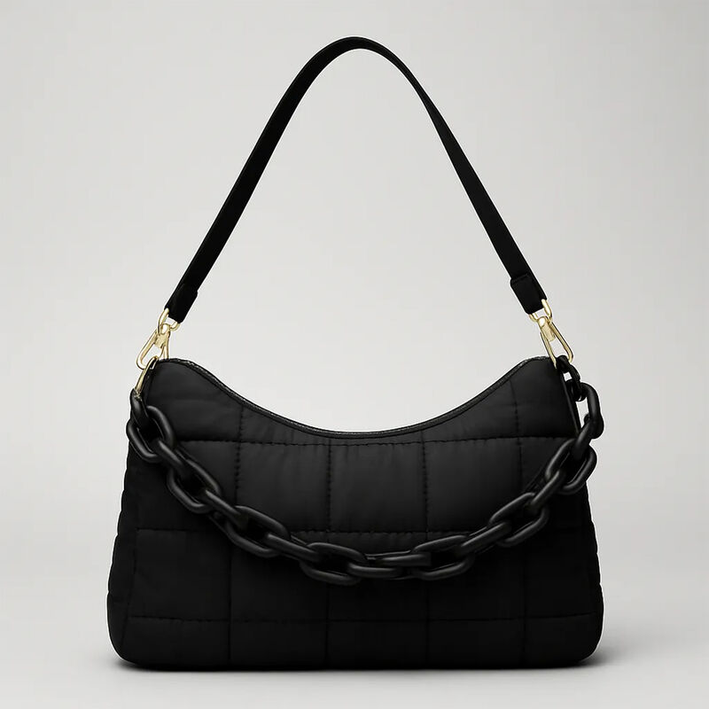 Crossbody Negro de Cuero Sint&eacute;tico para Adultos image number null