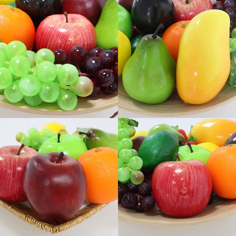 Set De 20 Frutas Artificiales Ikosora &ndash; Pack De... image number null