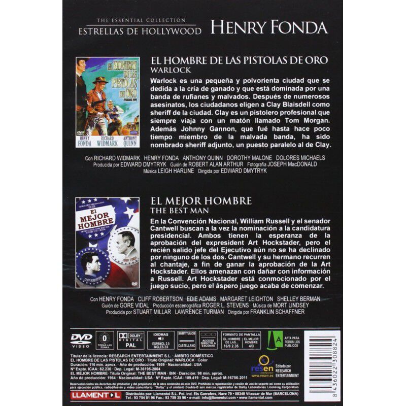 Estrellas De Hollywood: Henry Fonda (dvd) El Me... image number null
