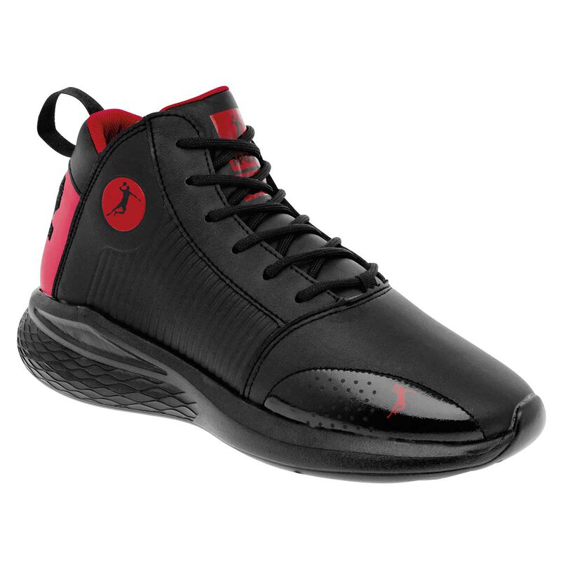 Apoort Tenis deportivo para hombre negro rojo image number null
