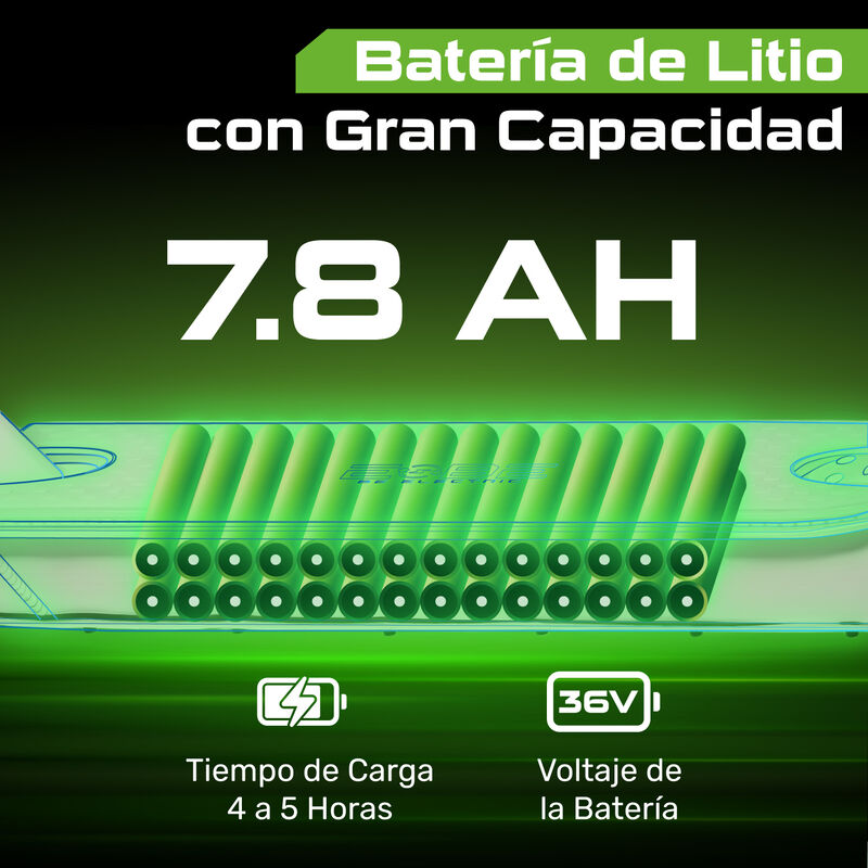 Scooter Eléctrico Plegable E-be Lx30 Monopatín ... image number null
