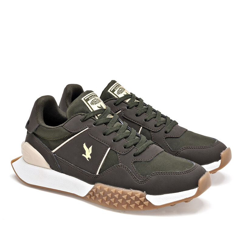 American Fire Tenis urbano para hombre. Olivo l... image number null