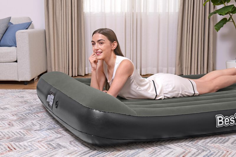 Colchon inflable 2.03m x 1.52m x 30cm queen neg... image number null