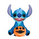 Decoraci&oacute;n Inflable De Halloween Con Puntadas Aerodin&aacute;micas De 90 Cm De Altura