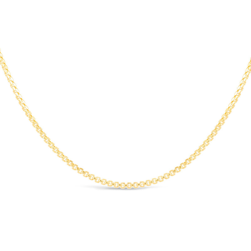 Cadena Round Box Oro 14k 60cm 2mm Elegante image number null