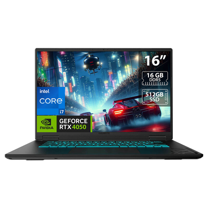 Laptop Gigabyte Gaming A16: Procesador Intel Co... image number null