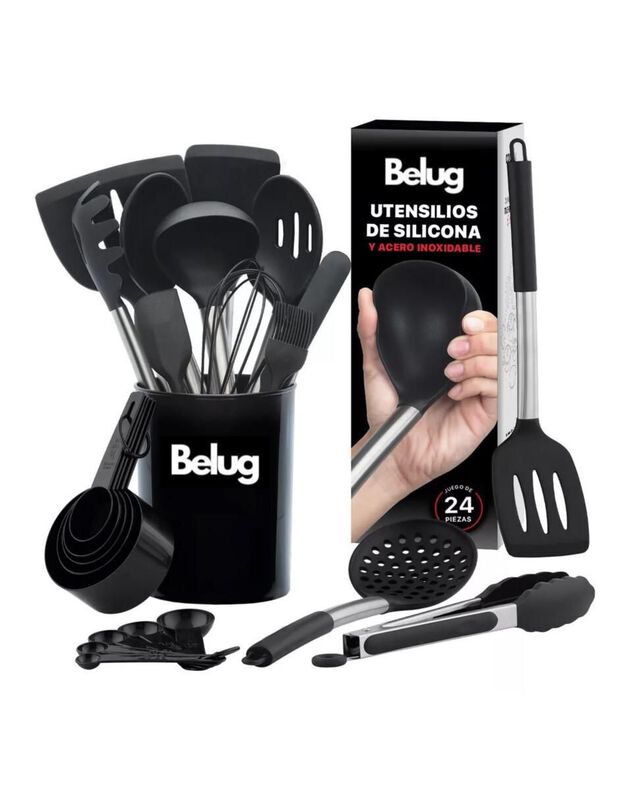 Set utensilios Casa BIU de silic&oacute;n image number null