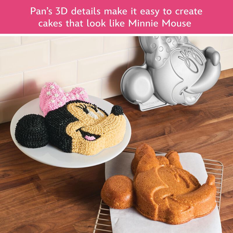 Molde para Hornear Farberware Minnie Mouse 3D G... image number null