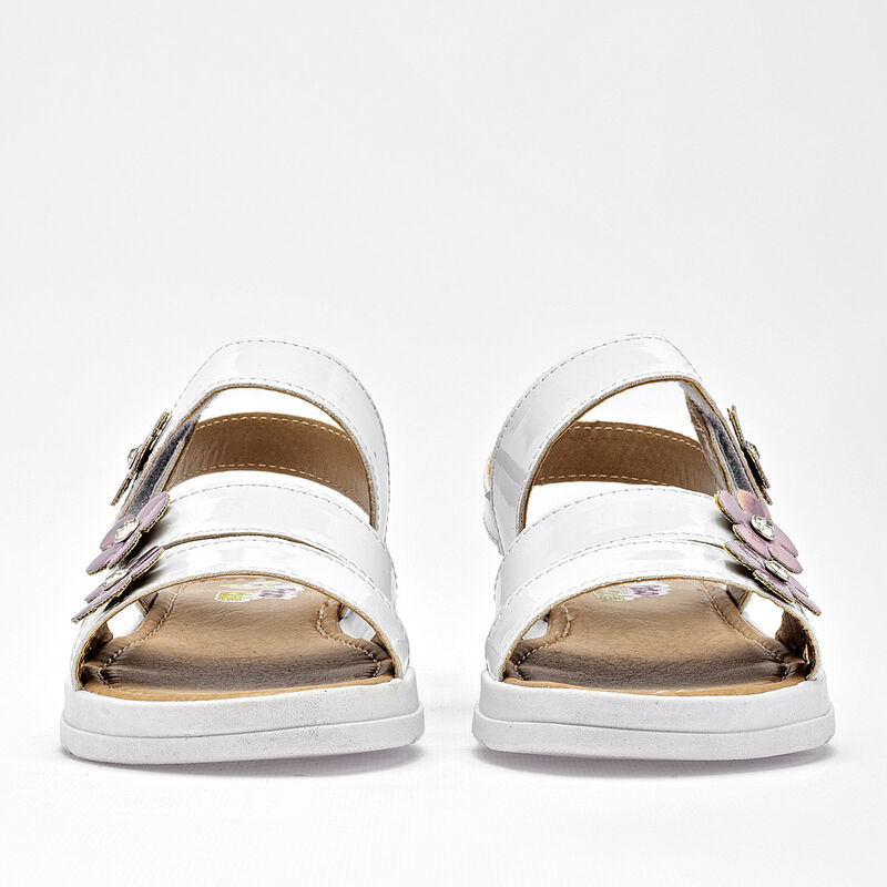 Pato kids sandalia para ni&ntilde;a blanco cod 140388-... image number null