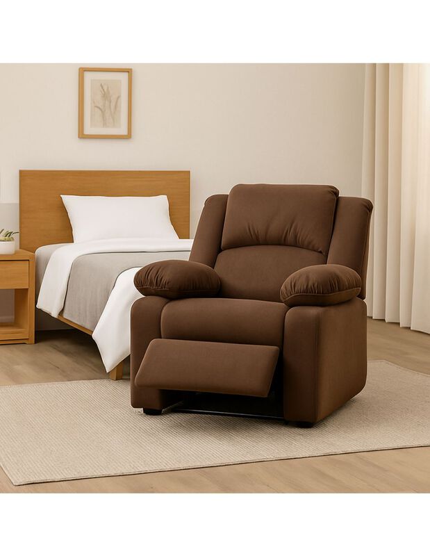 Sofá Reclinable Sara Con 2 Porta Vasos y 3 Posi... image number null