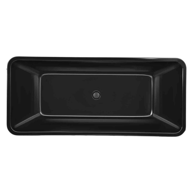 Tina Baño Negra Premium Lujo 280l Fibra Vidrio ... image number null