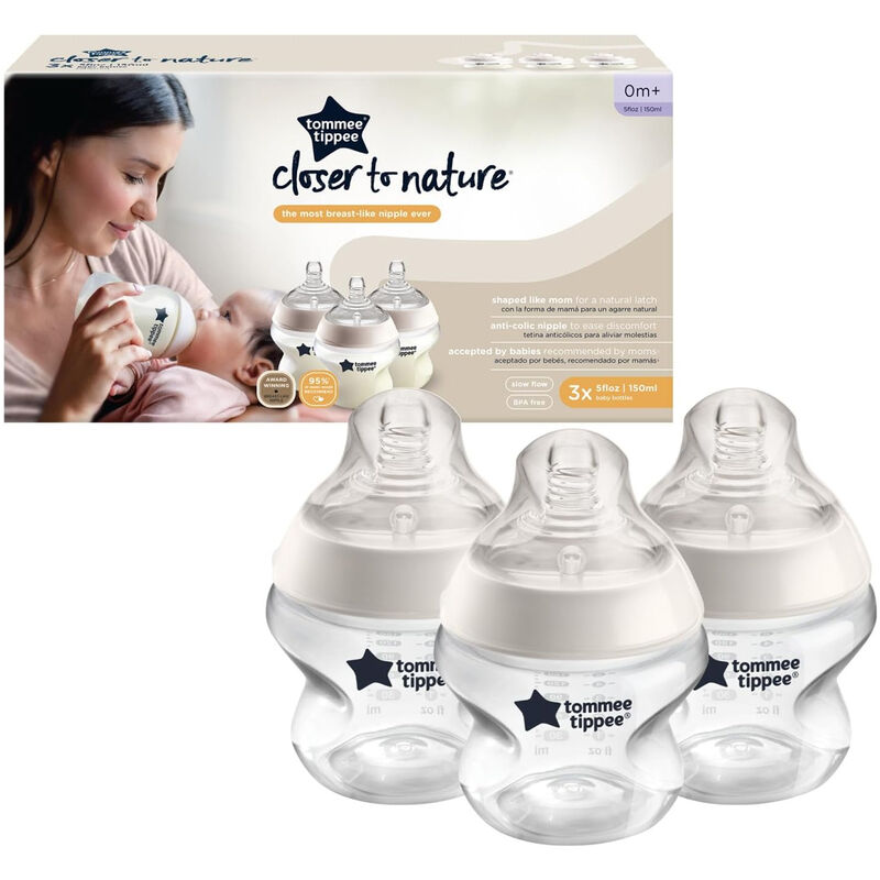 Biberones Tommee Tippee Close To Nature 5 Oz 3 ... image number null